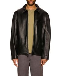 Schott Nyc - Collar Lamb Leather Jacket - Lyst