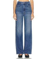 Mother - High Waisted Tunnel Vision Sneak Jeans - Lyst