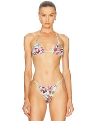 Skims - X Cavalli Perfect Triangle Bikini Top - Lyst