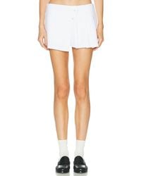 Alexander Wang - Pleated Wrap Mini Skirt - Lyst