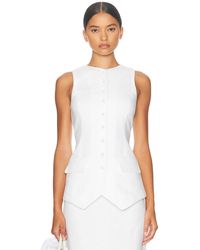 Helsa - Linen Button Tunic - Lyst