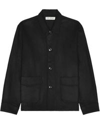 Our Legacy Reversible Varsity Jacket in Black for Men | Lyst