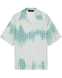 Amiri - Ma Quad Bleached Camp Shirt - Lyst