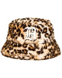 R13 Fur Bucket Hat - Brown