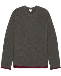 Bottega Veneta - Mw Wool Intrecciato 3d Knit Sweater - Lyst