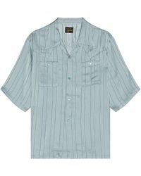Needles - Short Sleeve Cowboy One-up Shirt Georgette In Blue - Lyst