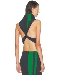 Christopher Esber - Mach Stripe Turtleneck Cropped Tank Top - Lyst