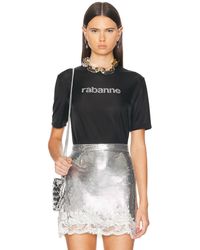 Rabanne - Logo Tee Shirt. - Size L (also - Lyst