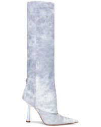 Gia Borghini - X Rhw Folded Knee High Boot - Lyst