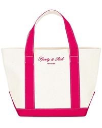 Sporty & Rich - Signature Ny Logo Mini Tote Bag - Lyst