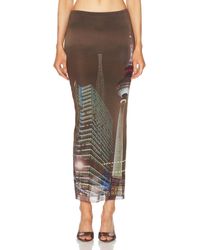 Jean Paul Gaultier - X Shayne Oliver Mesh City Long Skirt - Lyst