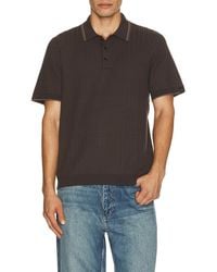 Rag & Bone - Harvey Rib Polo Shirt - Lyst