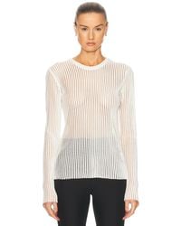 Helmut Lang - Sheer Top - Lyst
