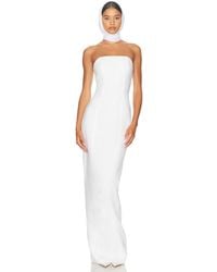 Helsa Maddison Maxi Knit Dress in Natural | Lyst