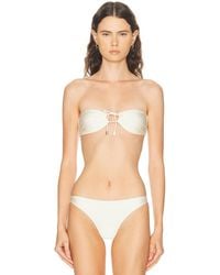 Solid & Striped - The Tati Tie Bikini Top - Lyst