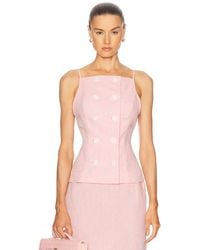 Matthew Bruch - Double Breasted Tank Top - Lyst