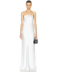 Norma Kamali - Bias Strapless Gown - Lyst