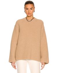 - Save 22% Natural Womens Jumpers and knitwear Nanushka Jumpers and knitwear Nanushka arya Cashmere Blend Sweater in Camel 