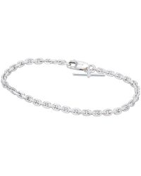 Martine Ali - 925 Silver Baby Diamond Cut Bracelet - Lyst