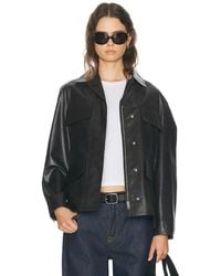 GRLFRND - Dara Leather Jacket - Lyst