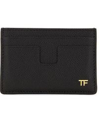 Tom Ford - Small Grain Calf T Line Classic Card Holder - Lyst