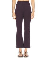 Matthew Bruch - Rib Knit Flare Pant - Lyst