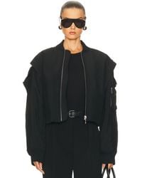 Jean Paul Gaultier - Hidden Hood Bomber Jacket - Lyst