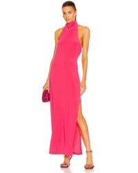 norma kamali halter turtleneck dress