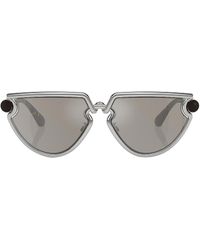 Burberry - Oval Sunglasses - Lyst
