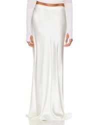 Enza Costa - Silk Full Length Skirt - Lyst