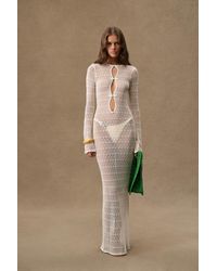 SAME - For Fwrd Keyhole Crochet Dress - Lyst