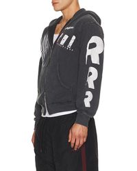 RRR123 Inri Zip Hoodie in Blue for Men | Lyst