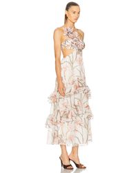patbo camilla beach dress PATBO Camila Coelho Crochet Embroidered Maxi Dress in Blue