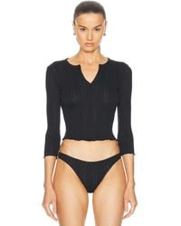 Cou Cou Intimates - The Baby Henley Top - Lyst