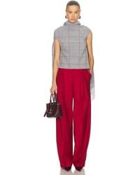 Jean Paul Gaultier - Back Closure Scarf Draped Top - Lyst