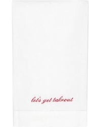 Abode - Let's Get Takeout Tea Towel - Lyst