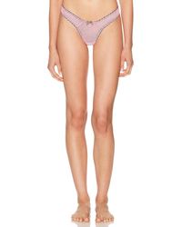 Fleur du Mal - Sabrina Mesh Thong - Lyst