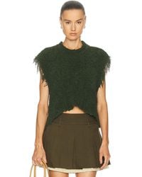R13 - Boyfriend Cable Sweater Vest - Lyst