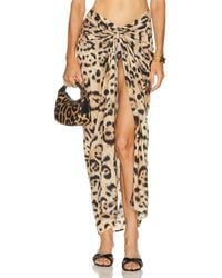 Agua Bendita - Lavanda Jaguar Midi Pareo - Lyst