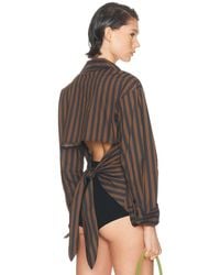 Simon Miller - Loch Poplin Button Up Shirt - Lyst