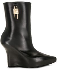 Givenchy - G Lock Wedge Ankle Boot - Lyst