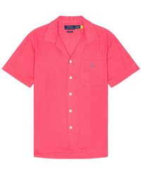 Polo Ralph Lauren - Short Sleeve Camp Pocket Sport Shirt - Lyst