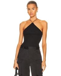 Enza Costa - Stretch Silk Knit Halter Tank Top - Lyst