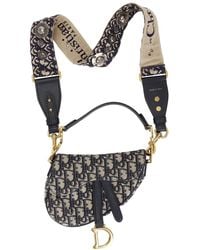 Dior - Trotter Oblique Mini Saddle Bag - Lyst