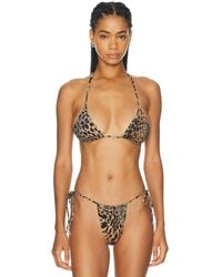 Skims - Classic Swim Hardware Medallion Triangle Bikini Top - Lyst
