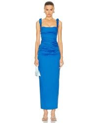 Sir. The Label - Azul Balconette Gown - Lyst