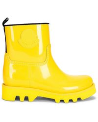 ginette knit cuff leather rain boot