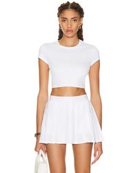 Alo Yoga - Soft Crop Finesse Short Sleeve Top - Lyst