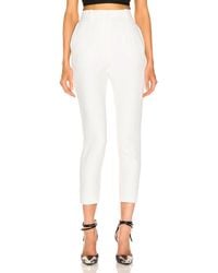 McQueen - High Waisted Cigarette Pant - Lyst