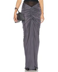 Atlein - Ruched Pocket Long Skirt - Lyst